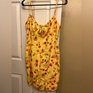 Wild Fable yellow floral dress